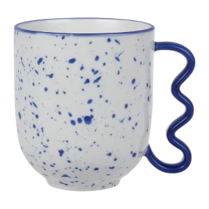 SEMA DESIGN Mug Bleu 37.5cl En Porcelaine – Funny vente à bas prix 10