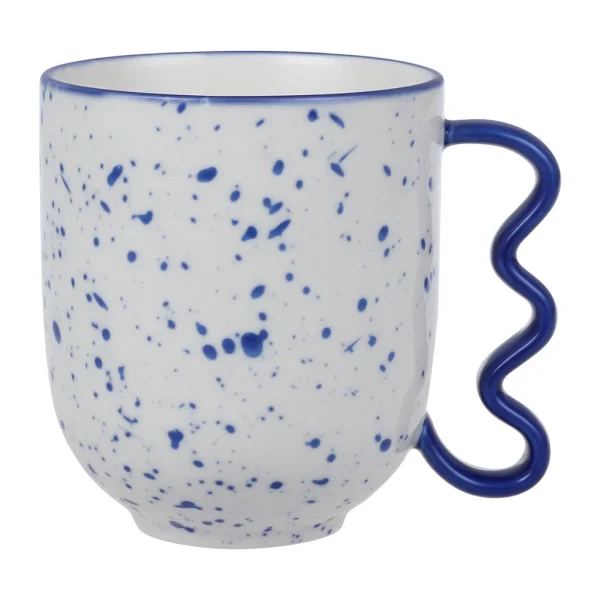 SEMA DESIGN Mug Bleu 37.5cl En Porcelaine – Funny vente à bas prix 3