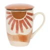 SEMA DESIGN Tisanière Avec Filtre Terracotta 37.5cl En Porcelaine – Sweet Leaves marque pas cher 11