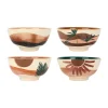 SEMA DESIGN Bols X4 Terracotta Et Vert 30cl En Porcelaine – Sweet Leaves magasin en ligne france 10