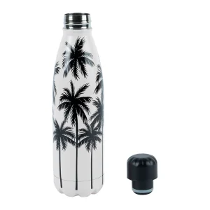 SEMA DESIGN Gourde Isotherme Palmier écru Et Noir 50cl En Inox – Palmea magasins pas chers 9