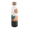 SEMA DESIGN Gourde Isotherme Sunset Terracotta Et Vert 50cl En Inox – Sweet Leaves à prix d'occasion 10