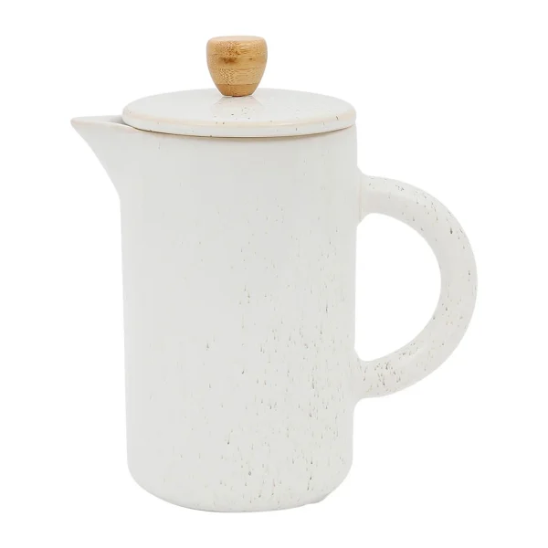 SEMA DESIGN Cafetière à Piston Blanc Moucheté 1.1l En Grès – Nordika luxe soldes 1